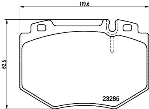 MINTEX MINTEX MDB2606 1x MINTEX MDB2606 Brake Pad Set 