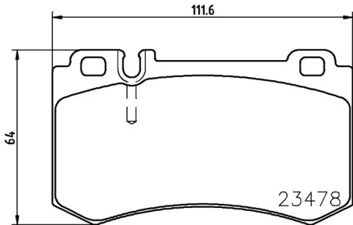 MINTEX MINTEX MDB2621 1x MINTEX MDB2621 Brake Pad Set 