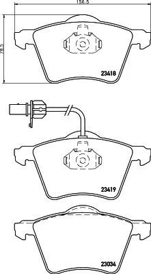 MINTEX MINTEX (MDB2625) 1x MINTEX MDB2625 Brake Pad Set 