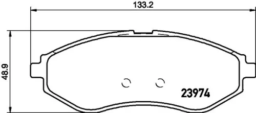 1x  MINTEX Brake Pad Set