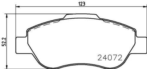 MINTEX MINTEX MDB2655 1x MINTEX MDB2655 Brake Pad Set 