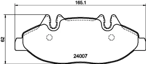MINTEX MINTEX MDB2678 1x MINTEX MDB2678 Brake Pad Set 