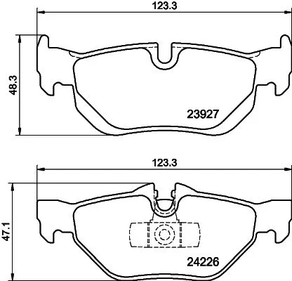 MINTEX MINTEX MDB2683 1x MINTEX MDB2683 Brake Pad Set 