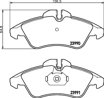 MINTEX MINTEX MDB2688 1x MINTEX MDB2688 Brake Pad Set 