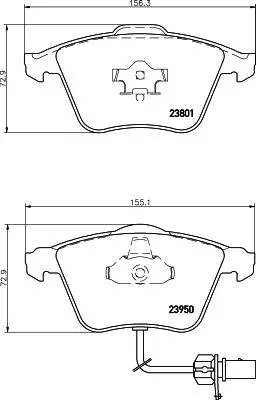 MINTEX MINTEX (MDB2694) 1x  MINTEX Brake Pad Set 