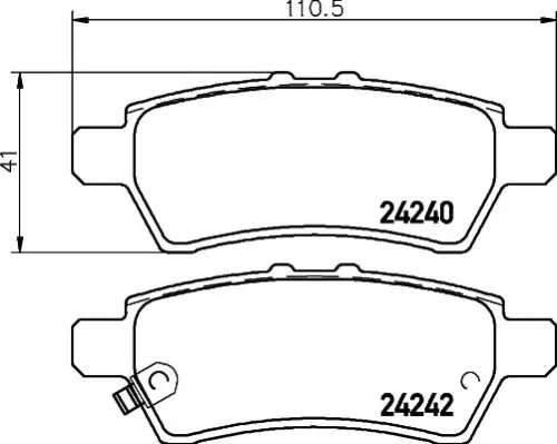 MINTEX MINTEX MDB2716 1x MINTEX MDB2716 Brake Pad Set 