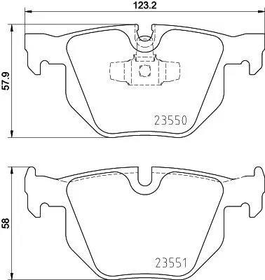 MINTEX MINTEX MDB2717 1x MINTEX MDB2717 Brake Pad Set 