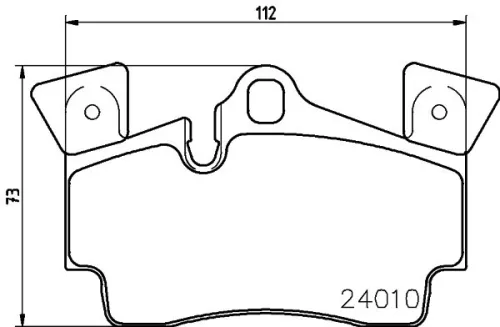 MINTEX MINTEX (MDB2742) 1x  MINTEX Brake Pad Set 