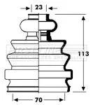 FIRST LINE FIRST LINE FCB2794  FIRST LINE Drive Shaft Cv Boot Kit 