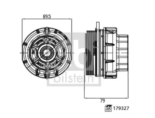 FEBI BILSTEIN FEBI BILSTEIN 179327 Febi Oil Filter Housing Cap For Toyota Auris Auris Van Corolla Etios Iq 