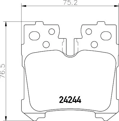 MINTEX MINTEX MDB2760 1x MINTEX MDB2760 Brake Pad Set 