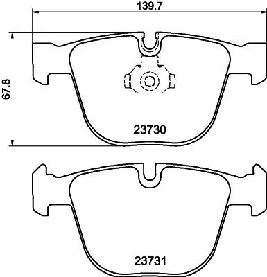 MINTEX MINTEX MDB2765 1x MINTEX MDB2765 Brake Pad Set 