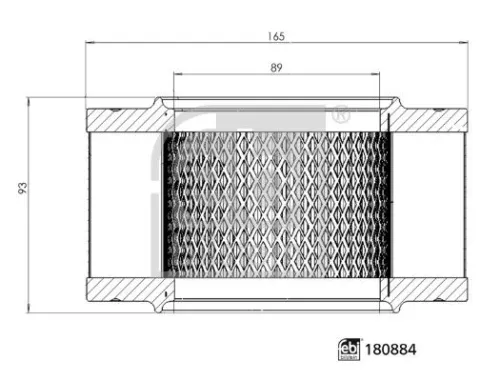 FEBI BILSTEIN FEBI BILSTEIN 180884 Febi Bilstein Air Filter 