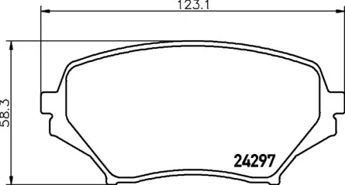 MINTEX MINTEX MDB2771 1x MINTEX MDB2771 Brake Pad Set 