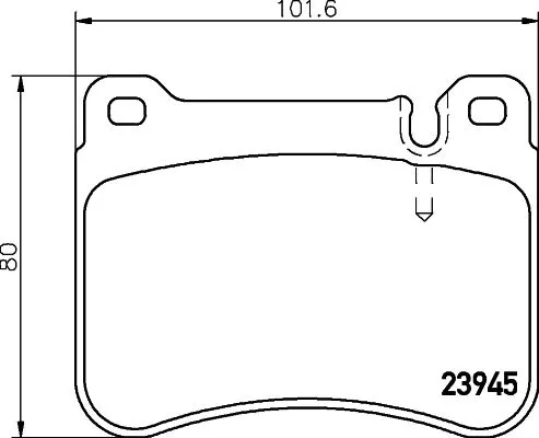 MINTEX MINTEX MDB2775 1x MINTEX MDB2775 Brake Pad Set 