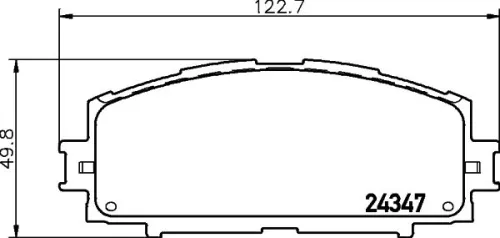 MINTEX MINTEX MDB2776 1x MINTEX MDB2776 Brake Pad Set 
