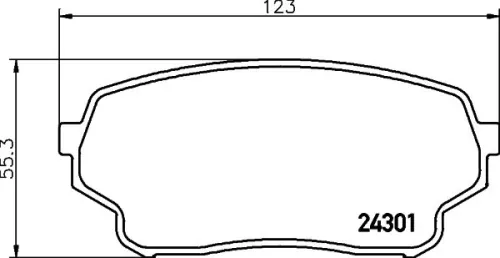 MINTEX MINTEX MDB2780 1x MINTEX MDB2780 Brake Pad Set 