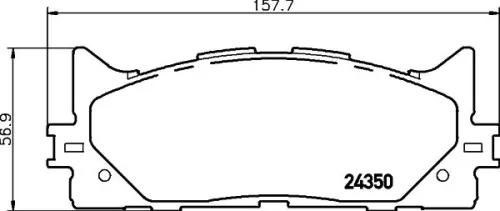MINTEX MINTEX MDB2788 1x MINTEX MDB2788 Brake Pad Set 