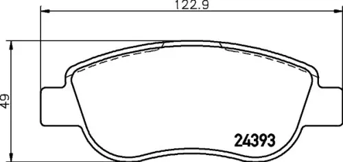 MINTEX MINTEX MDB2792 1x MINTEX MDB2792 Brake Pad Set 