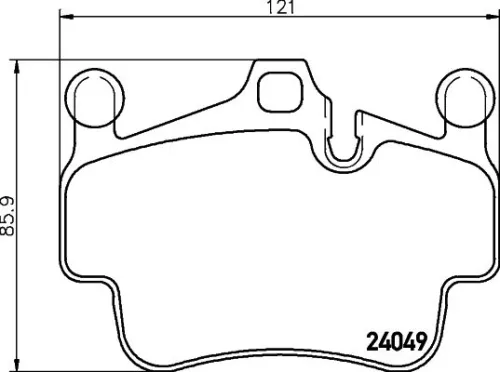 MINTEX MINTEX MDB2842 1x MINTEX MDB2842 Brake Pad Set 