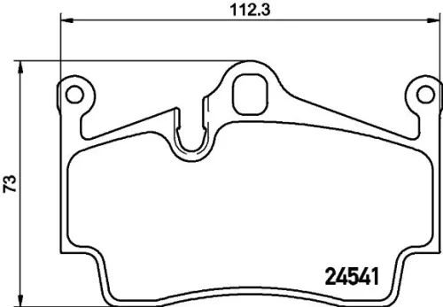 1x MINTEX MDB2889 Brake Pad Set