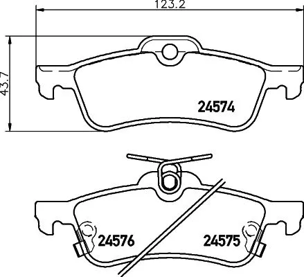 MINTEX MINTEX MDB2914 1x MINTEX MDB2914 Brake Pad Set 