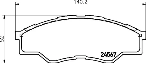 MINTEX MINTEX MDB2915 1x MINTEX MDB2915 Brake Pad Set 