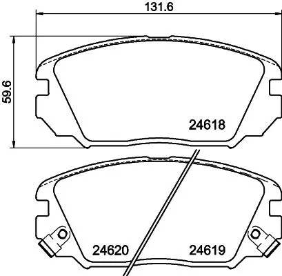 MINTEX MINTEX (MDB2920) 1x  MINTEX Brake Pad Set 