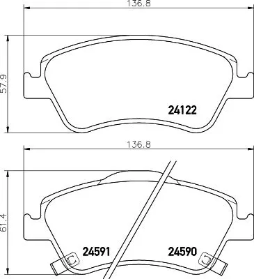 MINTEX MINTEX MDB2923 1x MINTEX MDB2923 Brake Pad Set 