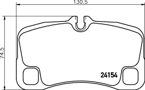 MINTEX MINTEX MDB2937 1x MINTEX MDB2937 Brake Pad Set 