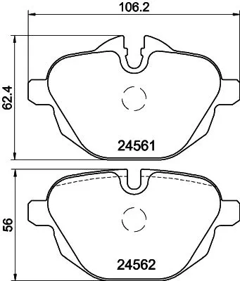 MINTEX MINTEX MDB2948 1x MINTEX MDB2948 Brake Pad Set 