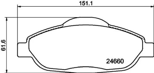 MINTEX MINTEX MDB2950 1x MINTEX MDB2950 Brake Pad Set 