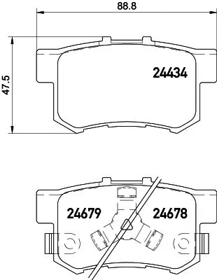 MINTEX MINTEX (MDB2959) 1x  MINTEX Brake Pad Set 
