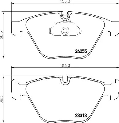 MINTEX MINTEX MDB2960 1x MINTEX MDB2960 Brake Pad Set 