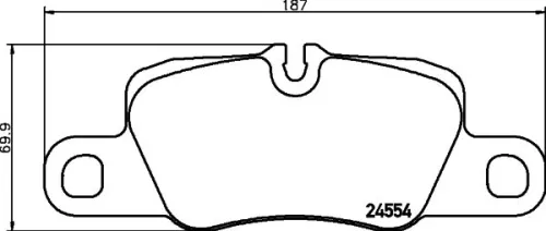 MINTEX MINTEX MDB2975 1x MINTEX MDB2975 Brake Pad Set 