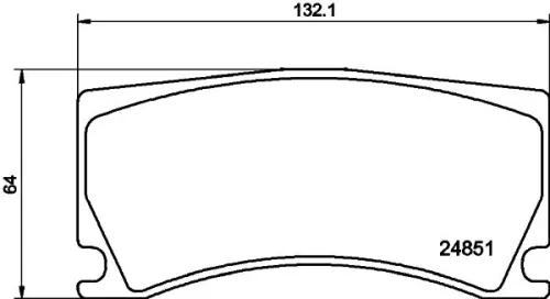 MINTEX MINTEX MDB2980 1x MINTEX MDB2980 Brake Pad Set 