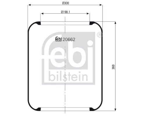 Febi Front Left Front Right Rear Left Or Right Air Bag Suspension Spring 