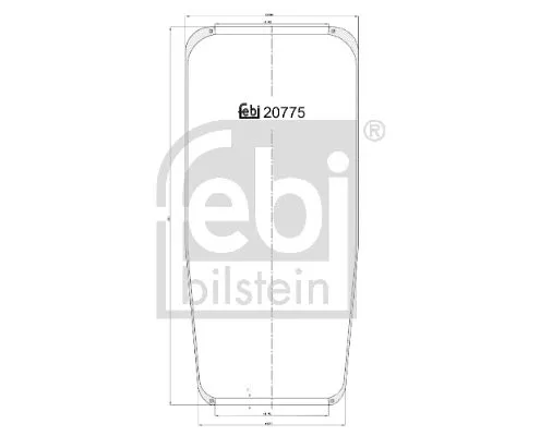 FEBI BILSTEIN FEBI BILSTEIN 20775 Febi Air Bag Suspension Spring 