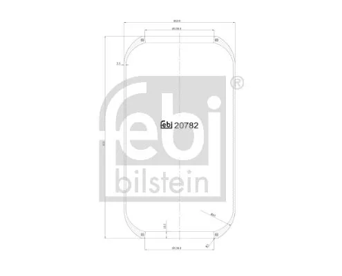 FEBI BILSTEIN FEBI BILSTEIN 20782 Febi Non-steered Trailing Axle Air Bag Suspension Spring For Mercedes-benz  