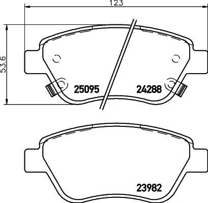 MINTEX MINTEX (MDB3112) 1x  MINTEX Brake Pad Set 