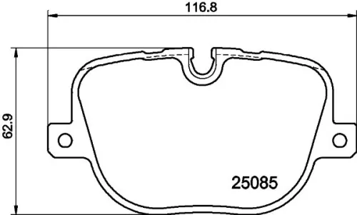 MINTEX MINTEX MDB3113 1x MINTEX MDB3113 Brake Pad Set 