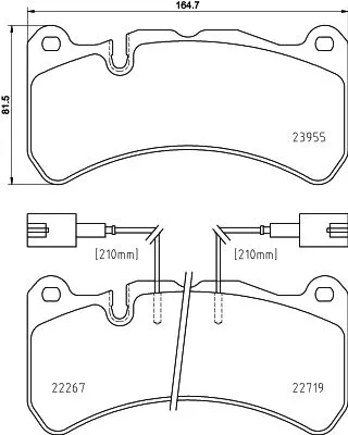 MINTEX MINTEX MDB3115 1x MINTEX MDB3115 Brake Pad Set 