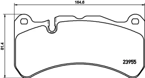 MINTEX MINTEX MDB3115 1x MINTEX MDB3115 Brake Pad Set 