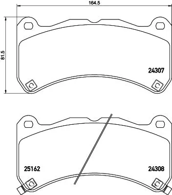 MINTEX MINTEX MDB3116 1x MINTEX MDB3116 Brake Pad Set 