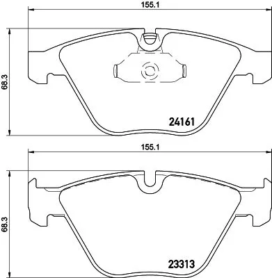 MINTEX MINTEX (MDB3133) 1x  MINTEX Brake Pad Set 