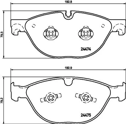 MINTEX MINTEX MDB3140 1x MINTEX MDB3140 Brake Pad Set 