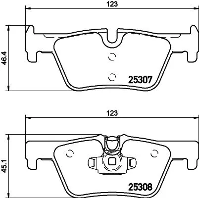 MINTEX MINTEX MDB3215 1x MINTEX MDB3215 Brake Pad Set 