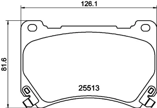 MINTEX MINTEX MDB3218 1x MINTEX MDB3218 Brake Pad Set 