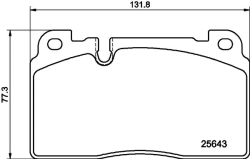 1x MINTEX MDB3314 Brake Pad Set
