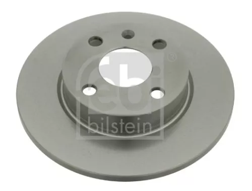 2x Febi Rear Solid Brake Disc For Opel Vauxhall Combo Corsa Corsavan Tigra